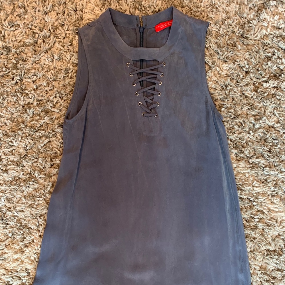 Philanthropy grey mini dress